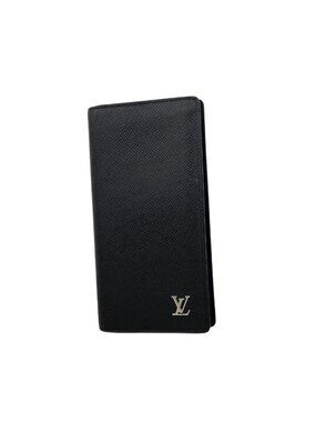 Louis Vuitton Wallet Taiga Portefeuille Brazza Noir